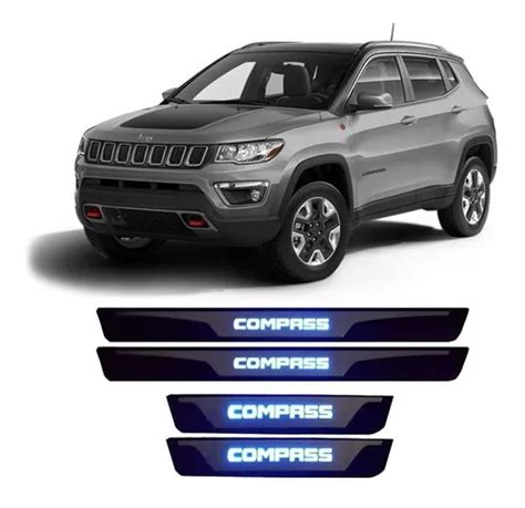 Soleira Porta Jeep Compass Ilumina O Led Mercadolivre