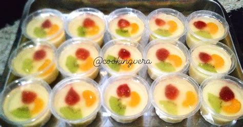 Resep Puding Buah Cup Enak Mudah Dan Cocok Untuk Ide Jualan