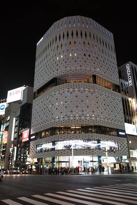 Tapety Japonsko M Sto Panor Ma M Sta Noc Architektura Budova