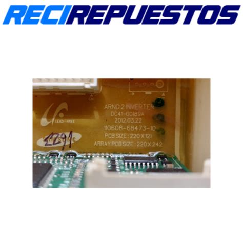 Modulo Placa Lavadora Samsung WF80F5E5U4W Recirepuestos