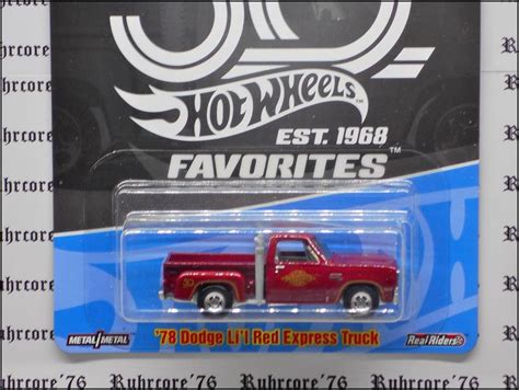 Hot Wheels Dodge Li L Red Express Truck