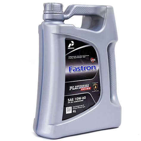 Pertamina Engine Oil Fastron Platinum Racingsae 10w 60 4l Italian