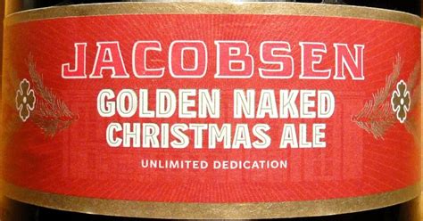 Getraenke Biertest Jacobsen Golden Naked Christmas Ale Von