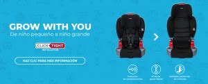 Butaca Grow With You Clicktight Britax Cool Flow Gray Las Mellizas