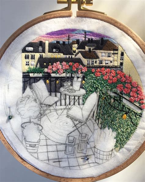 Exquisite Embroideries Capture The Tiny Details That Make Interior