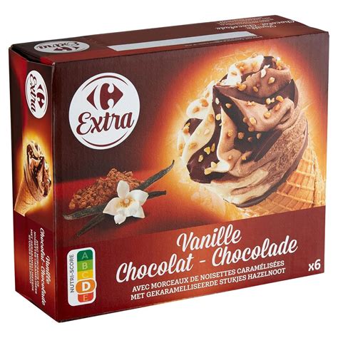 Extra Vanille Chocolade 6 Stuks 408 G Carrefour België