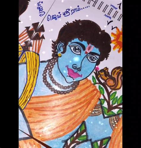 Jai Shiram Jai Shriram | Lord Ram Paintings | Lord Ram Sketch #shorts #sketch #art #ramayanam # ...