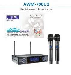 Awm U Ahuja Pa Uhf Wireless Microphone At Rs Piece Uhf