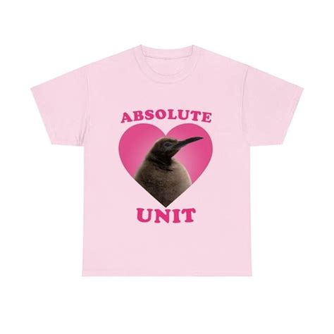 Absolute Unit Pesto The Penguin Pink Heart Shirt