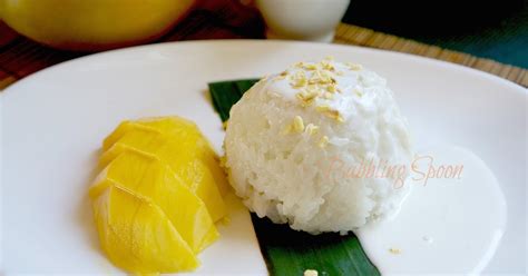 Tales Of A Babbling Spoon Thai Sweet Sticky Rice With Mango