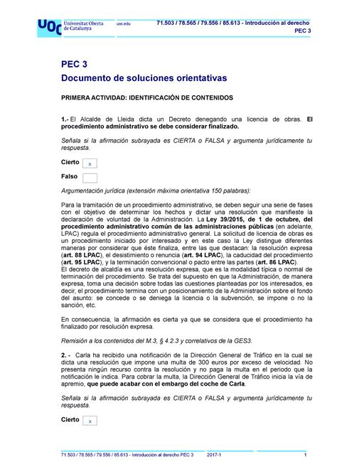 Pec Sol Soluci N Pec Pec Documento De Soluciones Orientativas