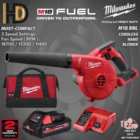 Milwaukee M Bbl Compact Blower Most Compact Blower High