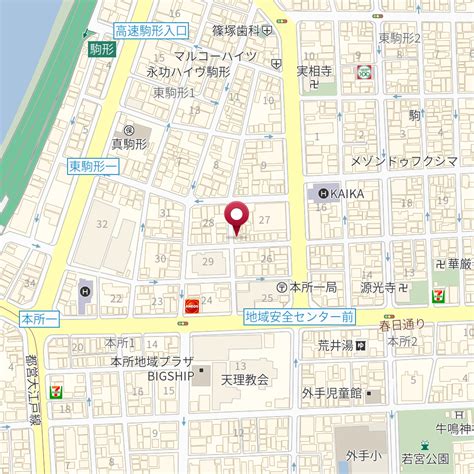 東京都墨田区本所1－27－1 の地図 Mapfan