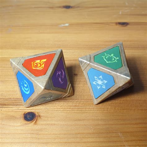 Free 3D file Genius Invokation TCG Dice - Genshin Impact 🎲・3D printer