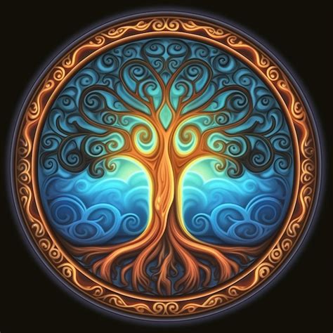 65,000+ Yggdrasil Symbolism Pictures