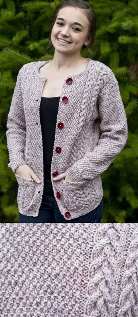 Joans Cardigan Free Knitting Pattern Knitting Bee Knitting Patterns Free Sweater Ladies