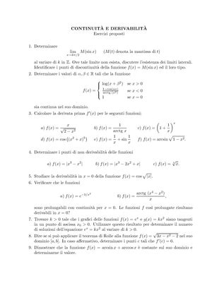 Lezione Lezioni Analisi Matematica Unipr Studocu