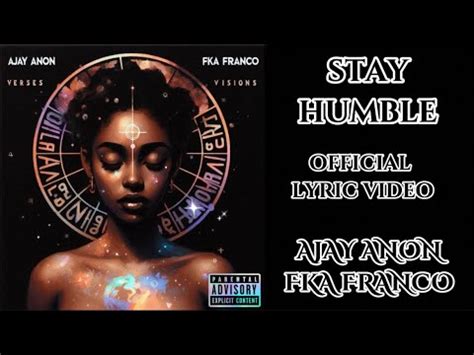 Stay Humble Official Lyric Video Youtube