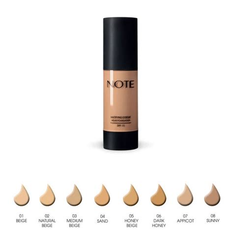 Note Cosmetics Detox And Protect Foundation Spf 15 08 Sunny