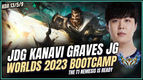 Jdg Kanavi Graves Jg Vs Lee Sin Challenger Graves Gameplay Lol Worlds