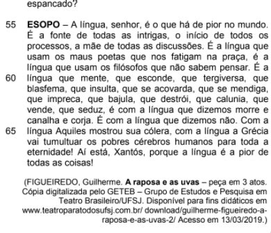 Questão Leia o trecho abaixo e responda à questão a seguir Mais