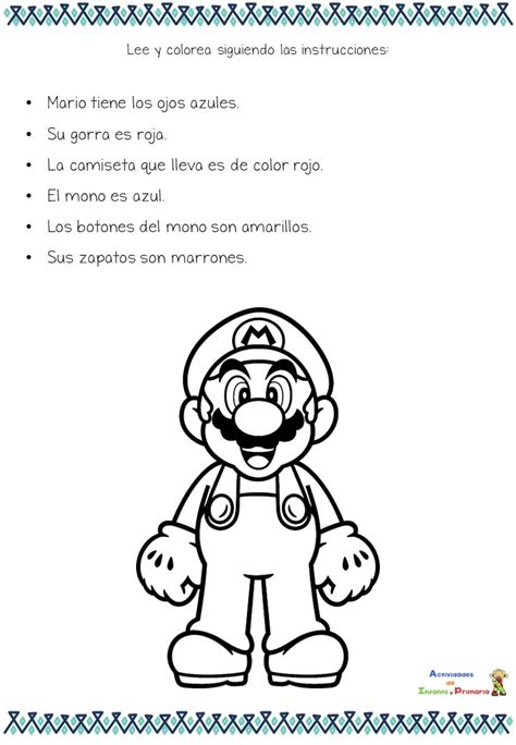 Colorear Personajes Super Mario