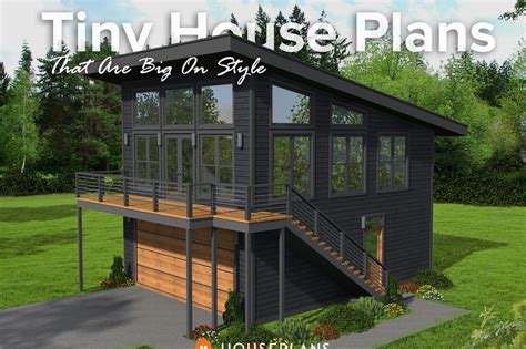 Tiny House Plans That Are Big On Style - Houseplans Blog - Houseplans.com