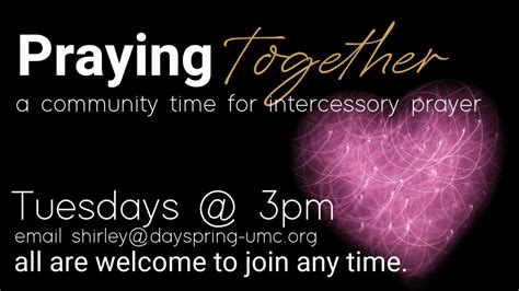 Praying Together – Dayspring United Methodist Church