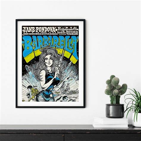 Vintage Barbarella Movie Poster - Barbarella Poster - Retro Movie ...