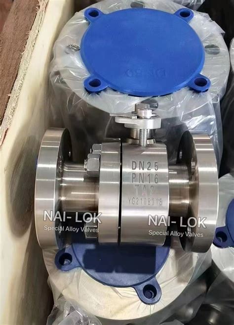 Titanium Alloy Flange Ball Valve Soft Hard Seal Strong Corrosion