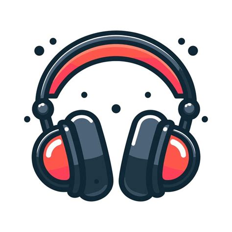 Premium Vector Cartoon Headphone Vector Illustration