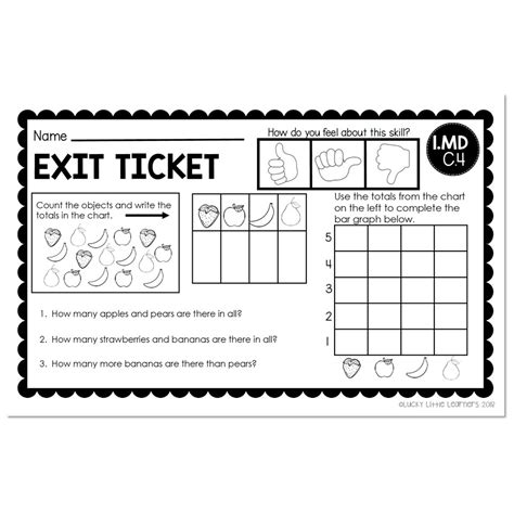 St Grade Exit Tickets Measurement Data Md C Version