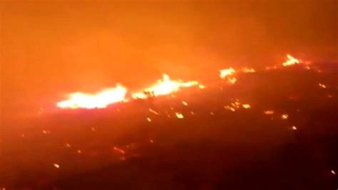 Reno Wildfire Caught On Tape Video Abc News