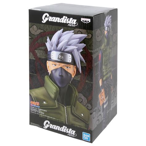 Banpresto Naruto Shippuden Grandista Nero Hatake Kakashi Figure navy