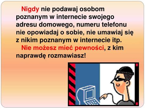 Ppt Zasady Bezpiecznego Korzystania Z Internetu Powerpoint