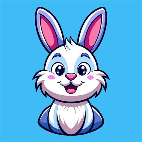 Conejo De Pascua Conejo De Pascua Dibujado A Mano Personaje De Dibujos