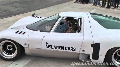 McLaren M12-GT leaving Cars and Coffee - YouTube