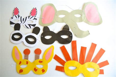 DIY Zoo Animal Masks Tutorial