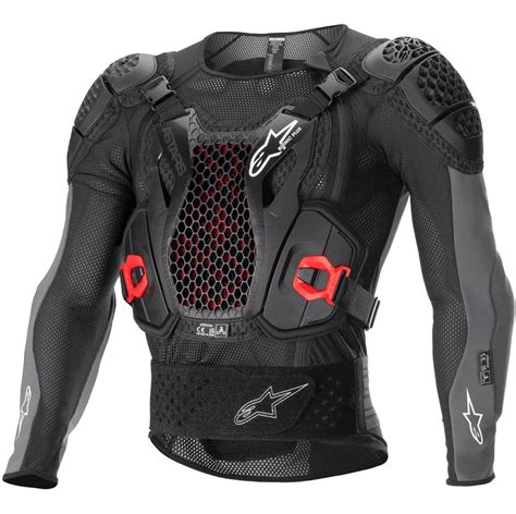 Pettorina Cross Enduro Alpinestars Bionic Plus V Jacket Antracite