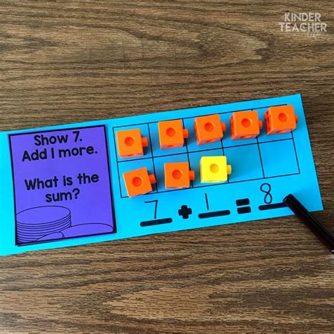 One More One Less Math Center Activities A Kinderteacher Life Math