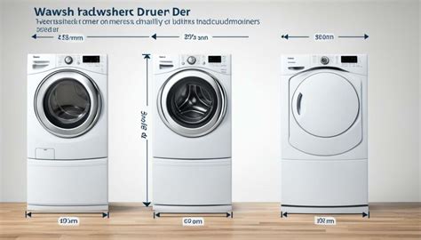 Average Washer and Dryer Dimensions Guide - MeasuringKnowHow