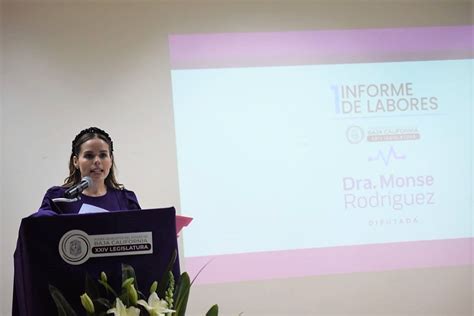 Presenta Diputada Monserrat Rodr Guez Primer Informe De Labores