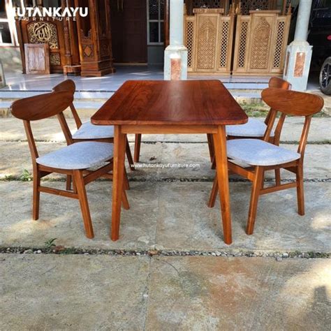 Meja Makan Retro Cafe Furniturejeparamebel Hutankayu Jual