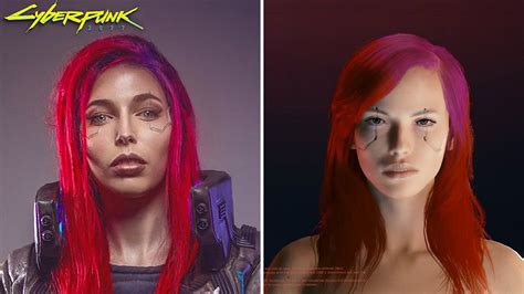 Cyberpunk 2077 Character Creation Mod Showcase Maja Felicitas Concept Art V W Red Hair