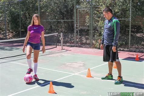 Kimber Lee Handling Coachs Balls Porn Pic