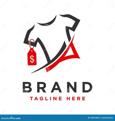 Logo On Selling T Shirts Stock Vector Illustration Of Clothes 160419067