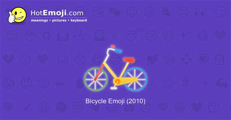 🚲 Bike Emoji Meaning with Pictures: from A to Z