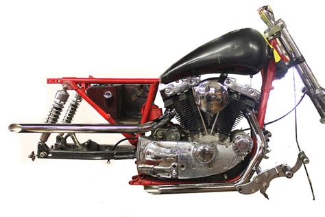 Rigid Frame Drag Pipes For Harley Davidson Sportster Sporty Parts