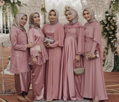 Model Baju Pesta Brokat Kombinasi Satin Desain Baju Pengantin Pesta