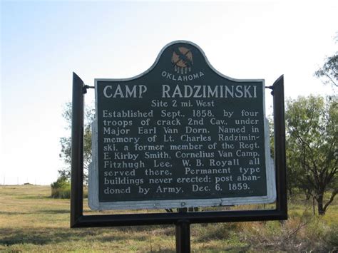 Exploring Oklahoma History Kiowa Camp Radziminski